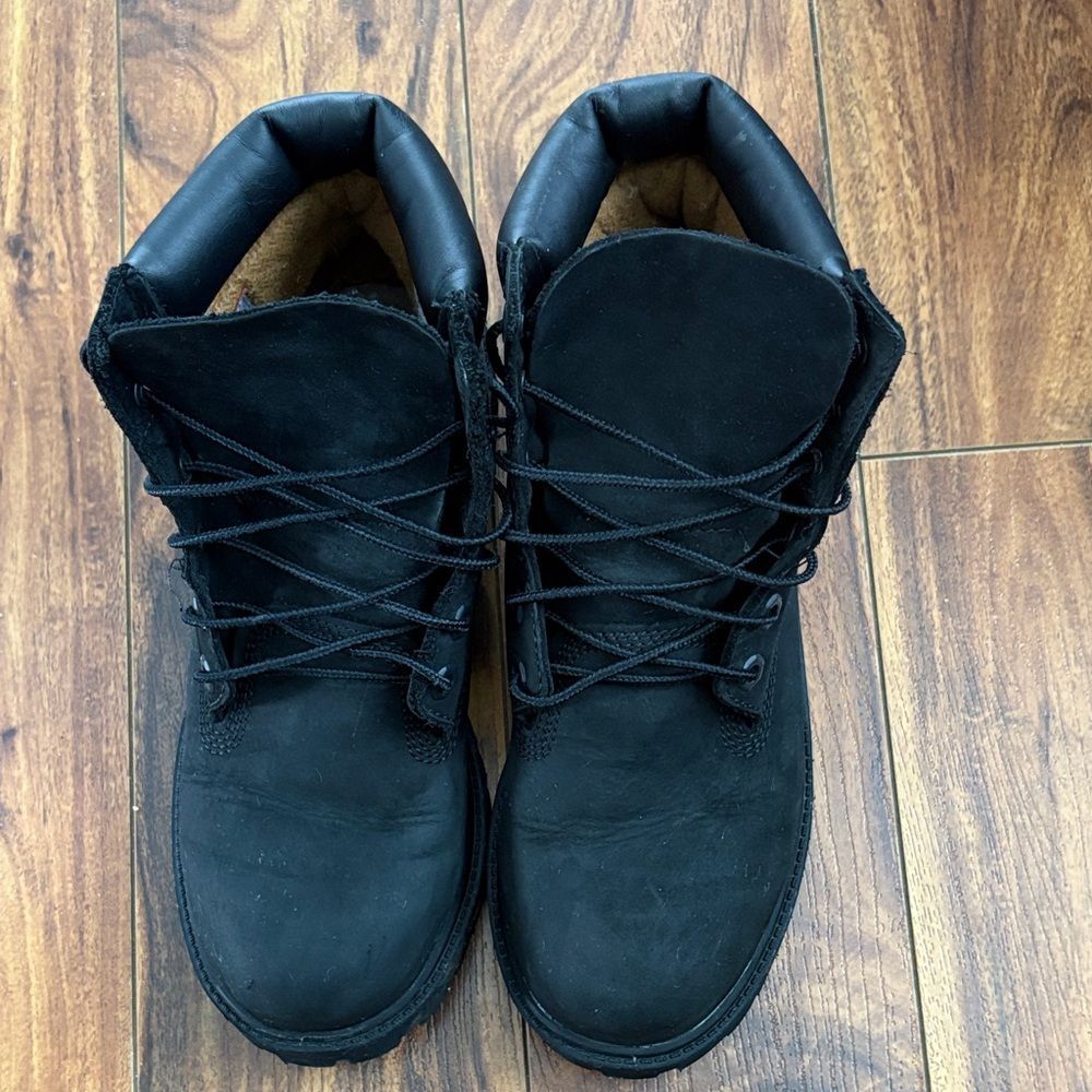Timberland Kids Black Boots
